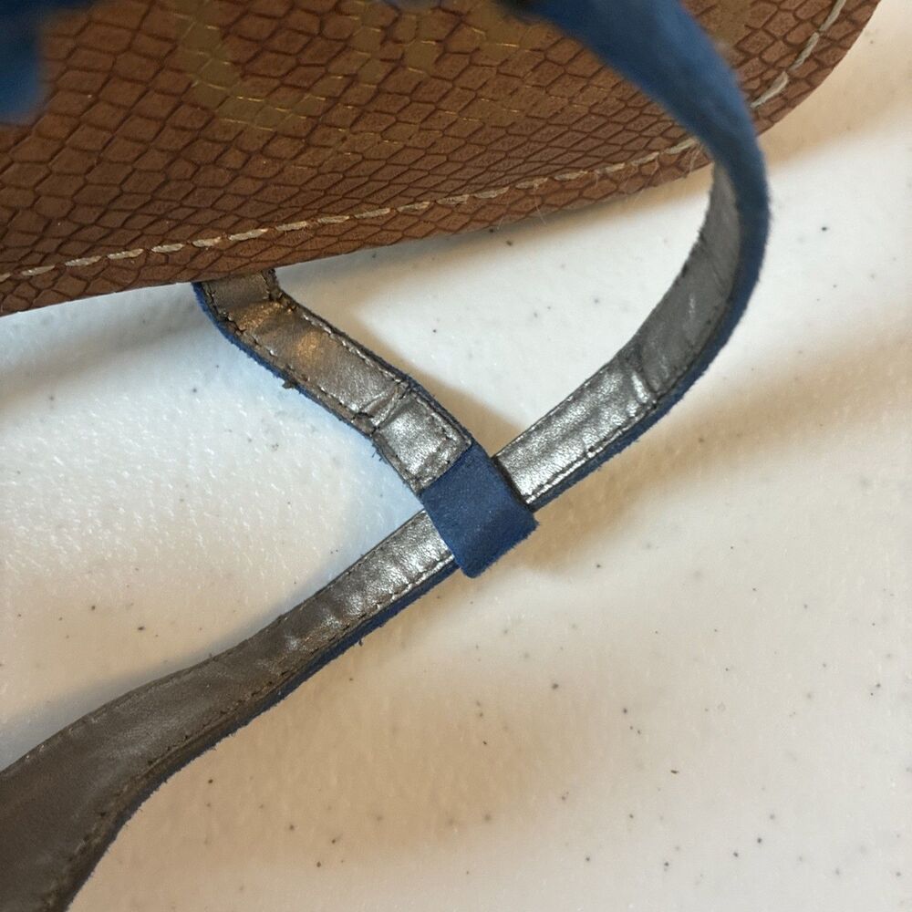 Circus By Sam Edelman Womens Carolina Blue Faux Suede Flat Sandals Size 9.5M - Picture 16 of 16
